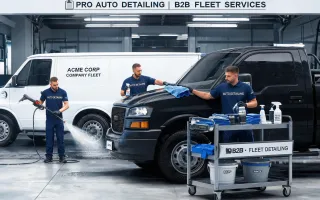 Mobile detailing operations